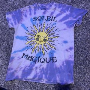 CHEMISTRY TOPS soleil magiue tie dye shirt
